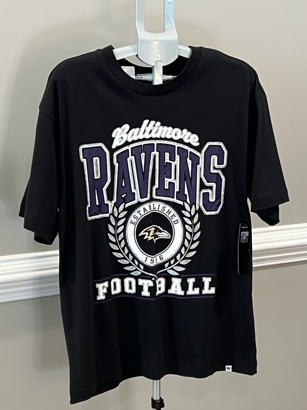 Baltimore Ravens Women's Short Sleeve Tee - Black